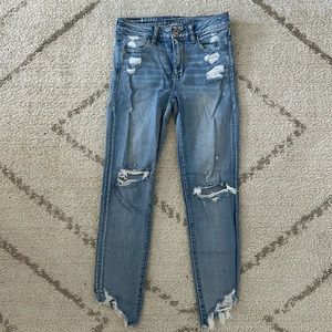 AMERICAN EAGLE jegging cropped jeans